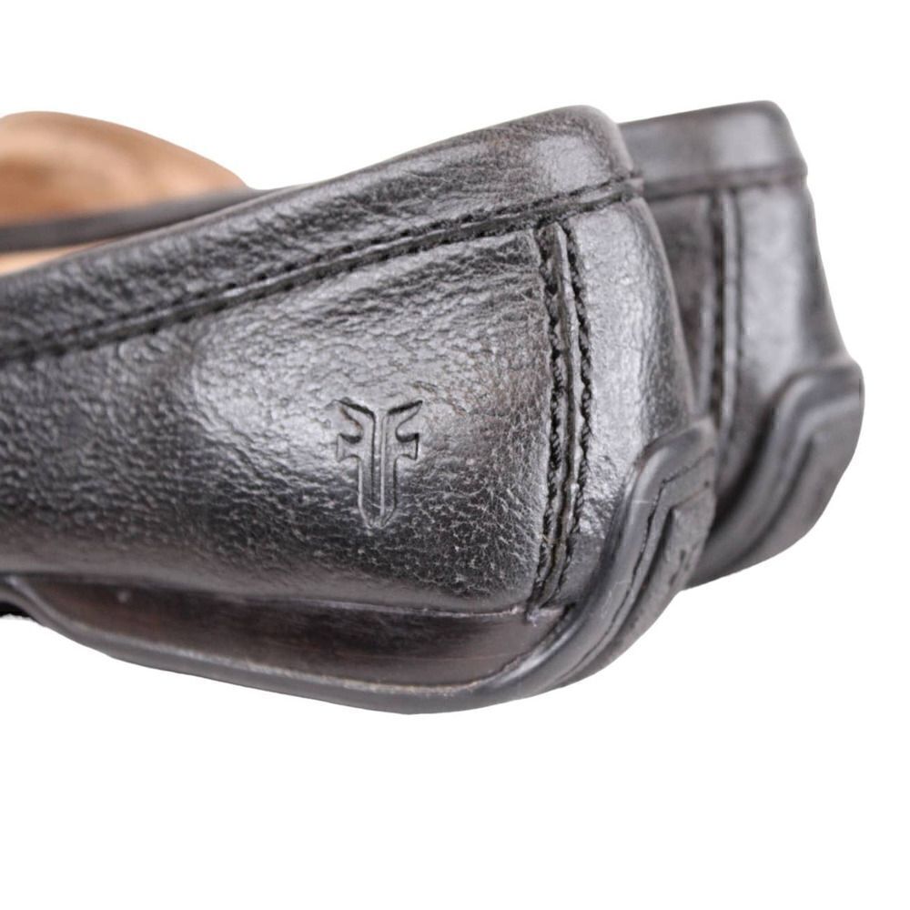 FRYE JANET D RING Leather Loafers in Black Women's Size 6.5M - Picture 8 of 14